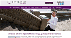 Desktop Screenshot of cenegenics-sf.com
